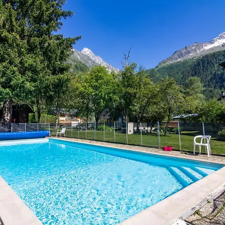 Résidence Le Chardonnet G 1br For 4 W/shared Pool&panoramic Views - Happy * Chamonix